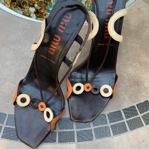 Miu miu 39 8.5 heels